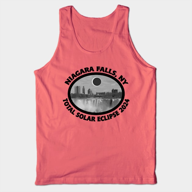 Niagara Falls NY Total Solar Eclipse 2024 Path of Totality Tank Top by DesignFunk